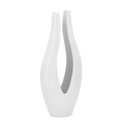 Kira Slim Vase - White