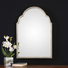 Load image into Gallery viewer, Brayden Petite Arch Gold Mirror
