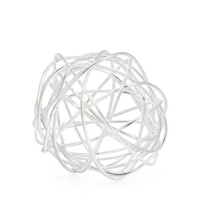 Spiral X-Large Wire Ball - Silver