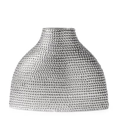 Helio Hammered Ceramic Silo Vase - Tall