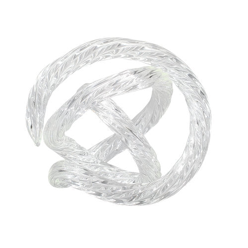 Clear Infinity Knot Table Top Décor