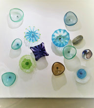 Load image into Gallery viewer, Clear and Blue Hard Candy Wall Art (Large)
