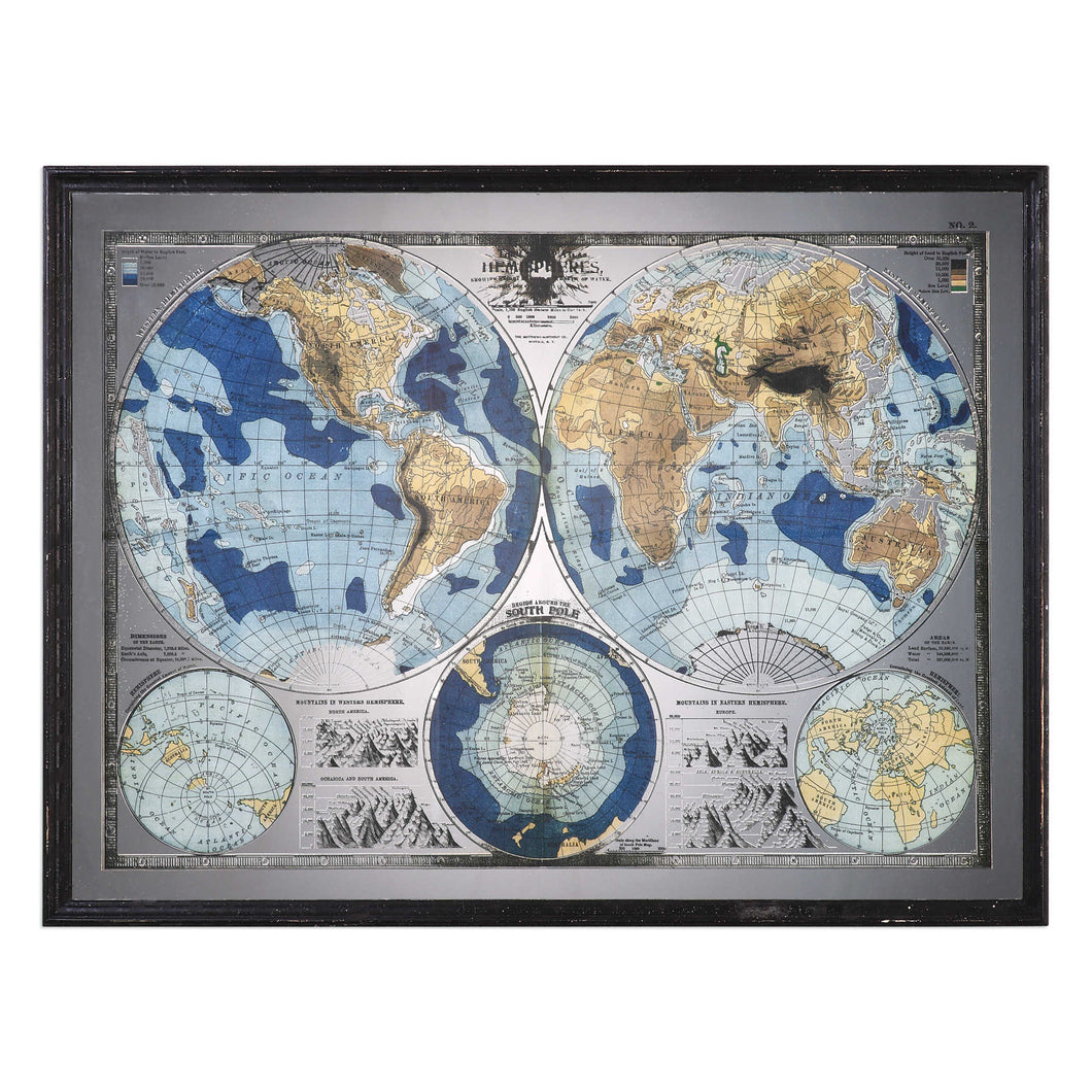 Mirrored Map of the World